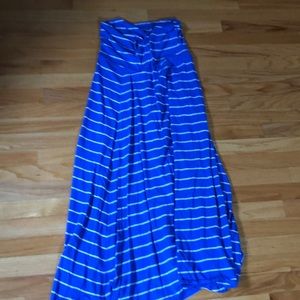 Stripe halter dress